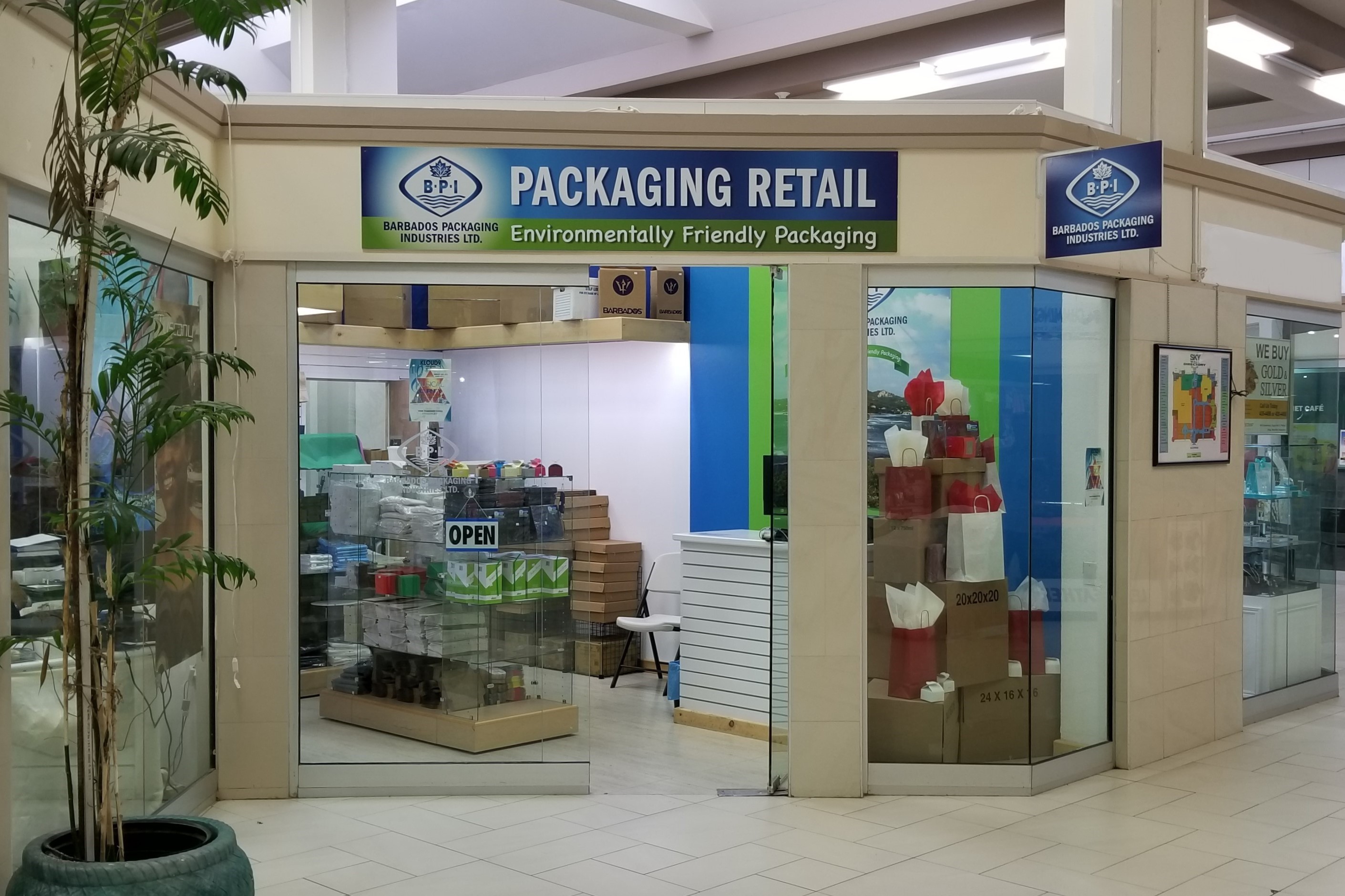 Barbados Packaging Industries store in Haggatt Hall